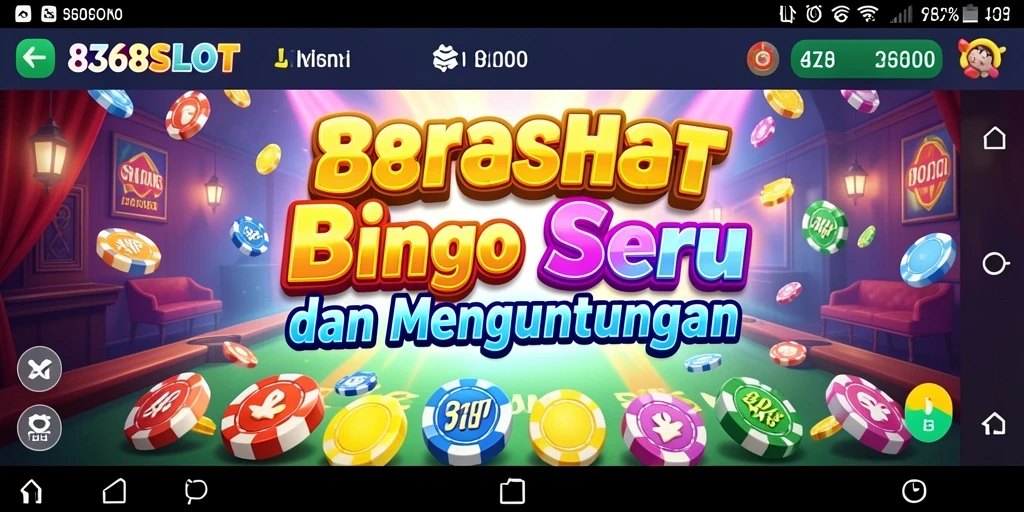Screenshot <strong>8368SLOT</strong> menunjukkan keseruan gameplay Bingo yang interaktif.