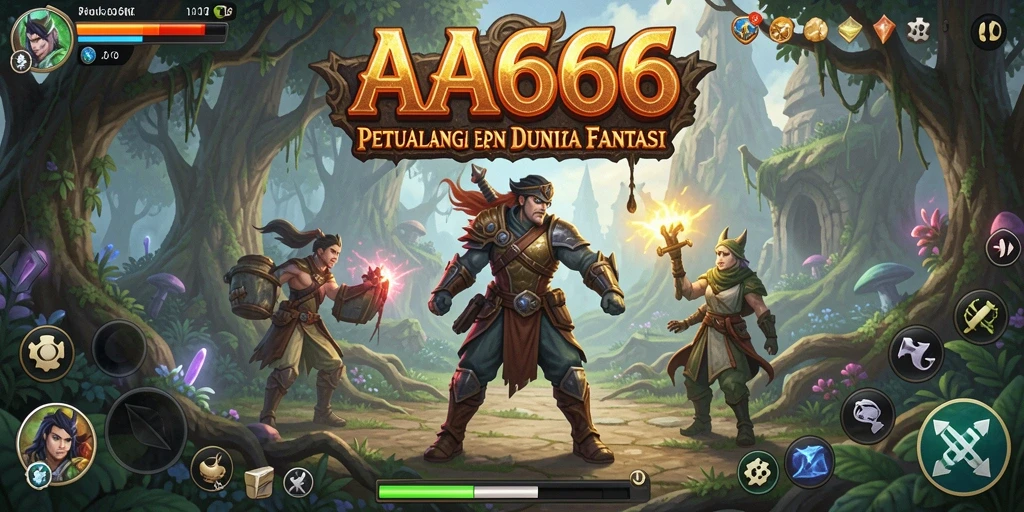 Tampilan gameplay seru dalam petualangan menantang di AA666.