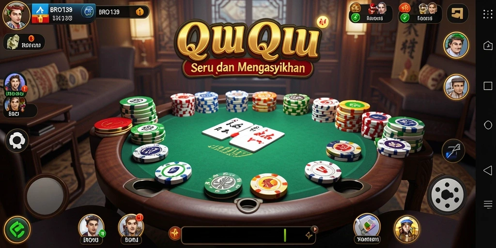 Gameplay seru QiuQiu di BRO138 yang menarik dan kompetitif.