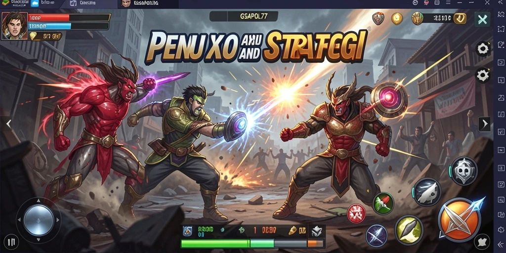 Tangkapan layar gameplay <strong>GSAPOL77</strong> menunjukkan pertarungan yang mendebarkan dan grafik yang memukau.