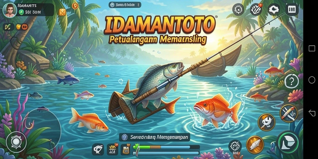 Gameplay seru memancing di IDAMANTOTO dengan grafis menawan.
