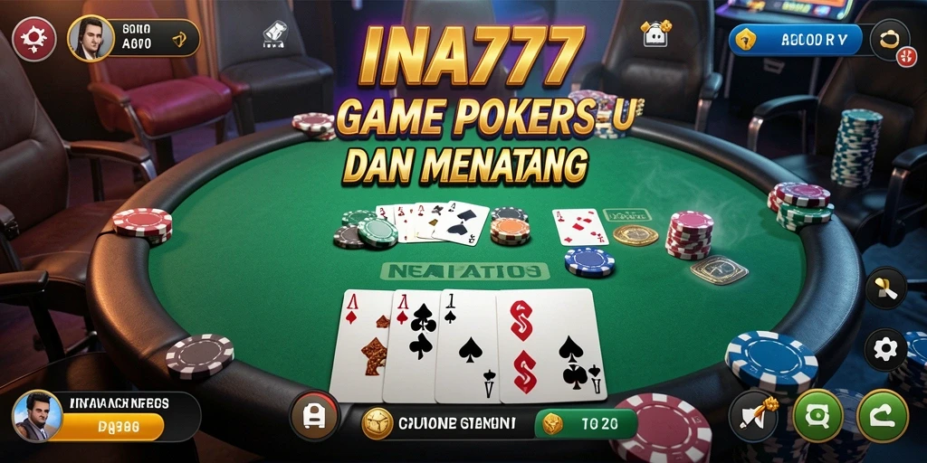 Screenshot utama INA777 menampilkan gameplay Poker yang mengasyikkan.
