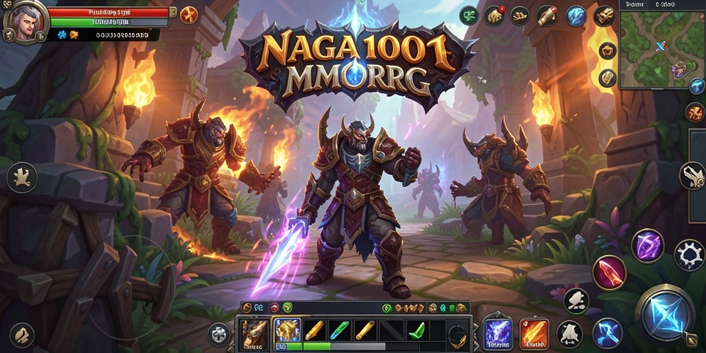 Gameplay seru dan mendebarkan di NAGA1001 sebagai MMORPG.