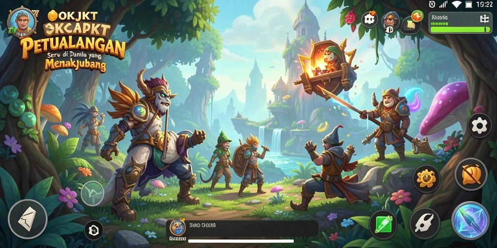 Tampilan gameplay seru dan menegangkan dari OKJKT.