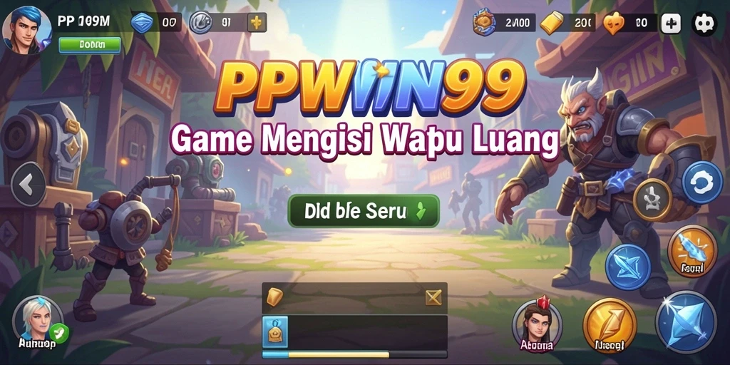 Tampilan utama gameplay PPWIN99 dengan karakter yang sedang beraksi.